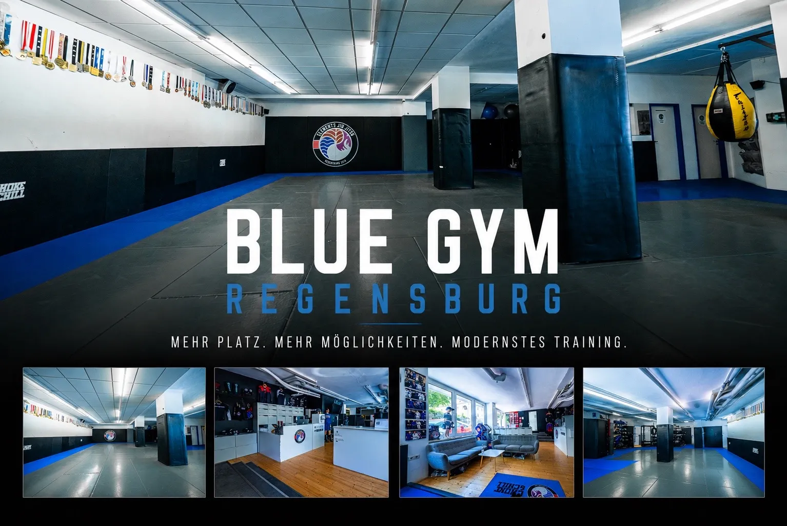 Trainingshalle Regensburg — Blue — Elements Jiu Jitsu